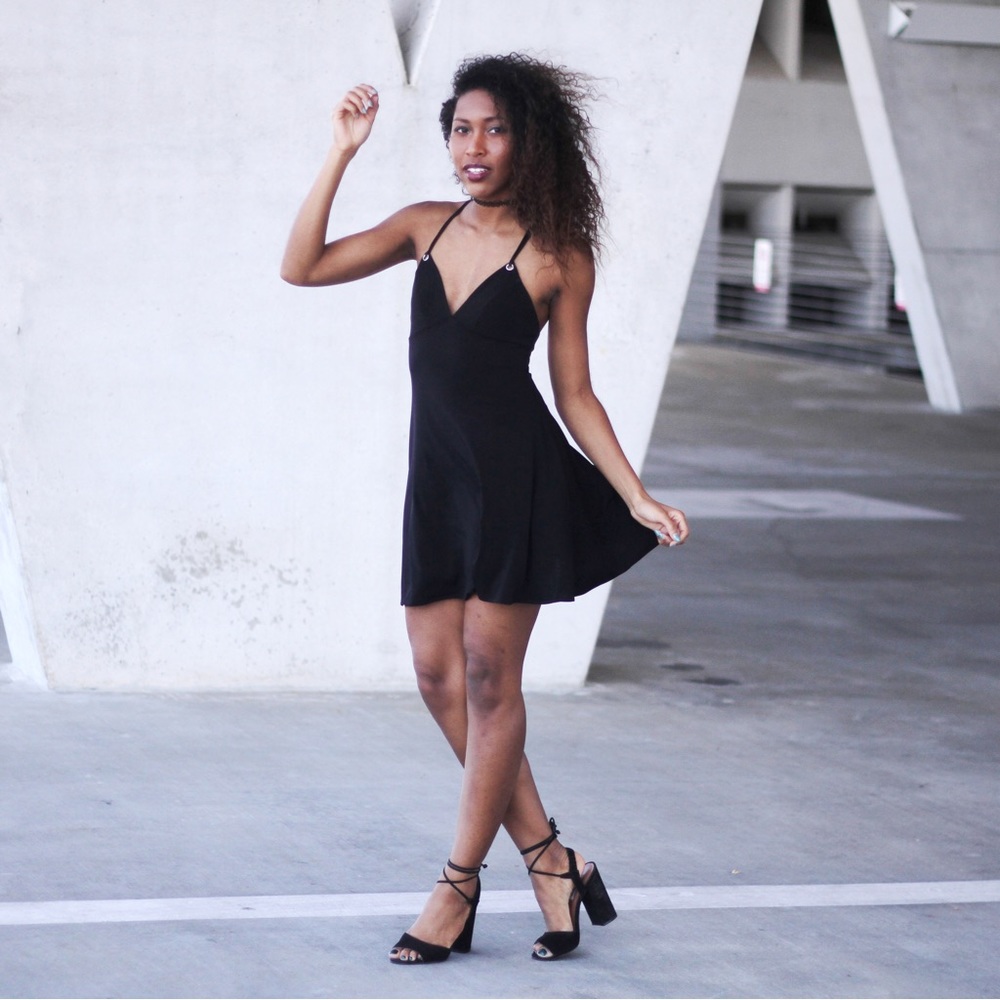 Nasty Gal Cross-Back Dress